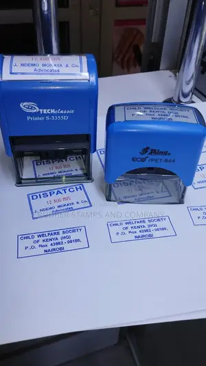 Tech /Amor Self Inking Rubber Stamp