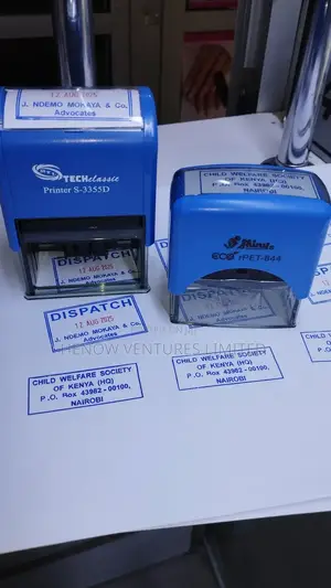 Tech /Amor Self Inking Rubber Stamp