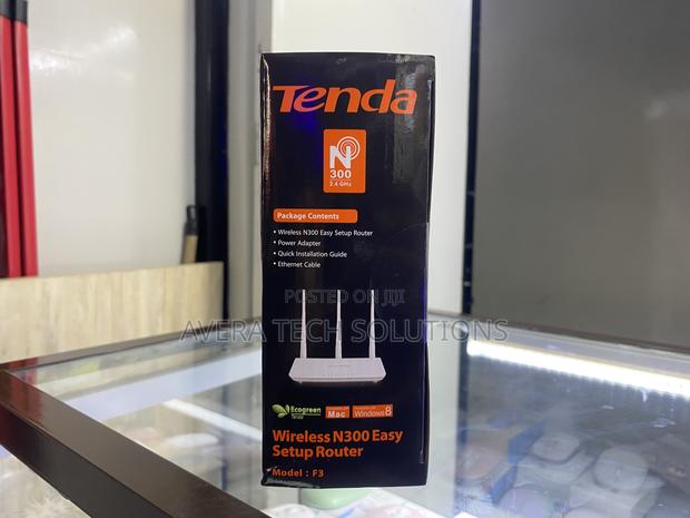 Tenda F3 N300 Router With Antenna - thumbnail 2