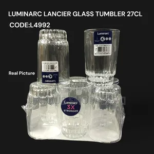 Luminarc Lancier Glass Tumbler 27cl Now Available 6pc Set
