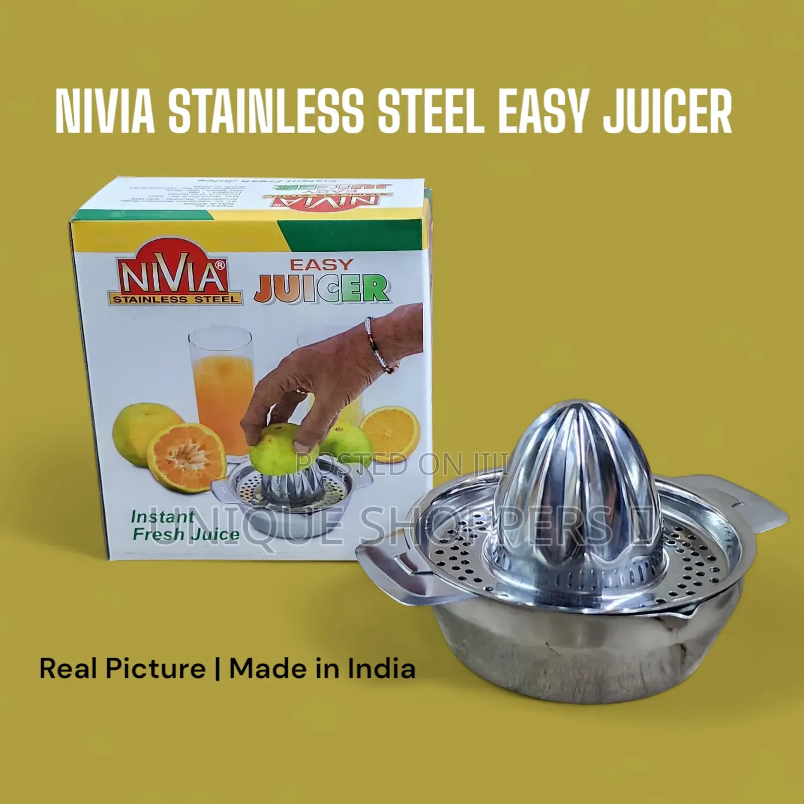 Nivia Stainless Steel Easy Juicer Now /=* *Now