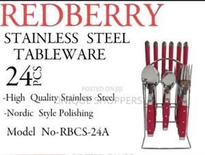 Redberry Tableware Set 24pcs at *Ksh 2000/=* Per Set. -6pcs Table - thumbnail 2