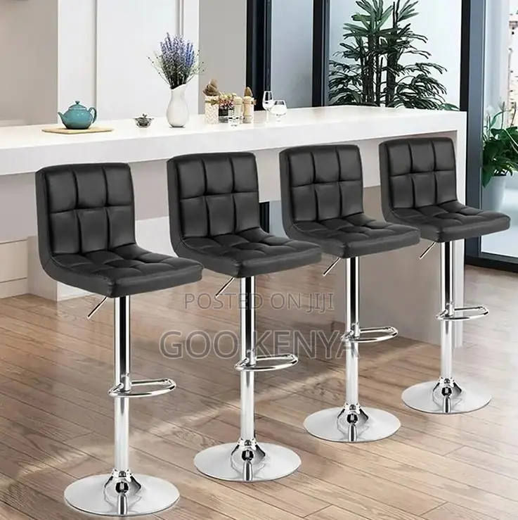 Bar Stool; Durable Pu Leather Bar Chairs for Restaurant Cafe