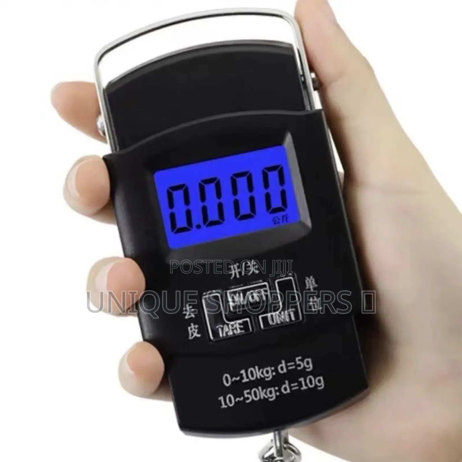Wha08 Portable Electronic Scale Upto 50kg 
A *Re-Stocked