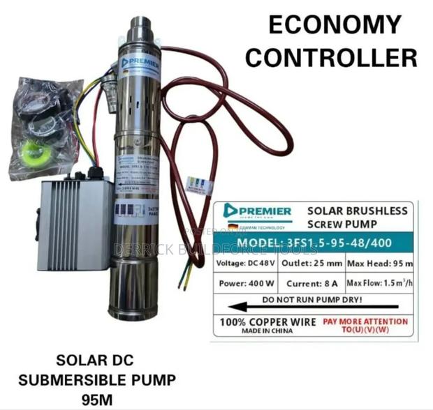 Solar Brushless Screw Pump With Economy Controller Submersible Pump - main view
