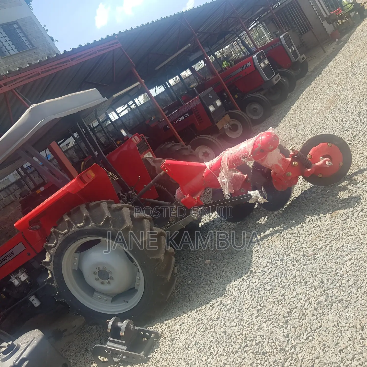 Mf 240 2wd Tractor+2disc Plough+4 Weights And Warranty.