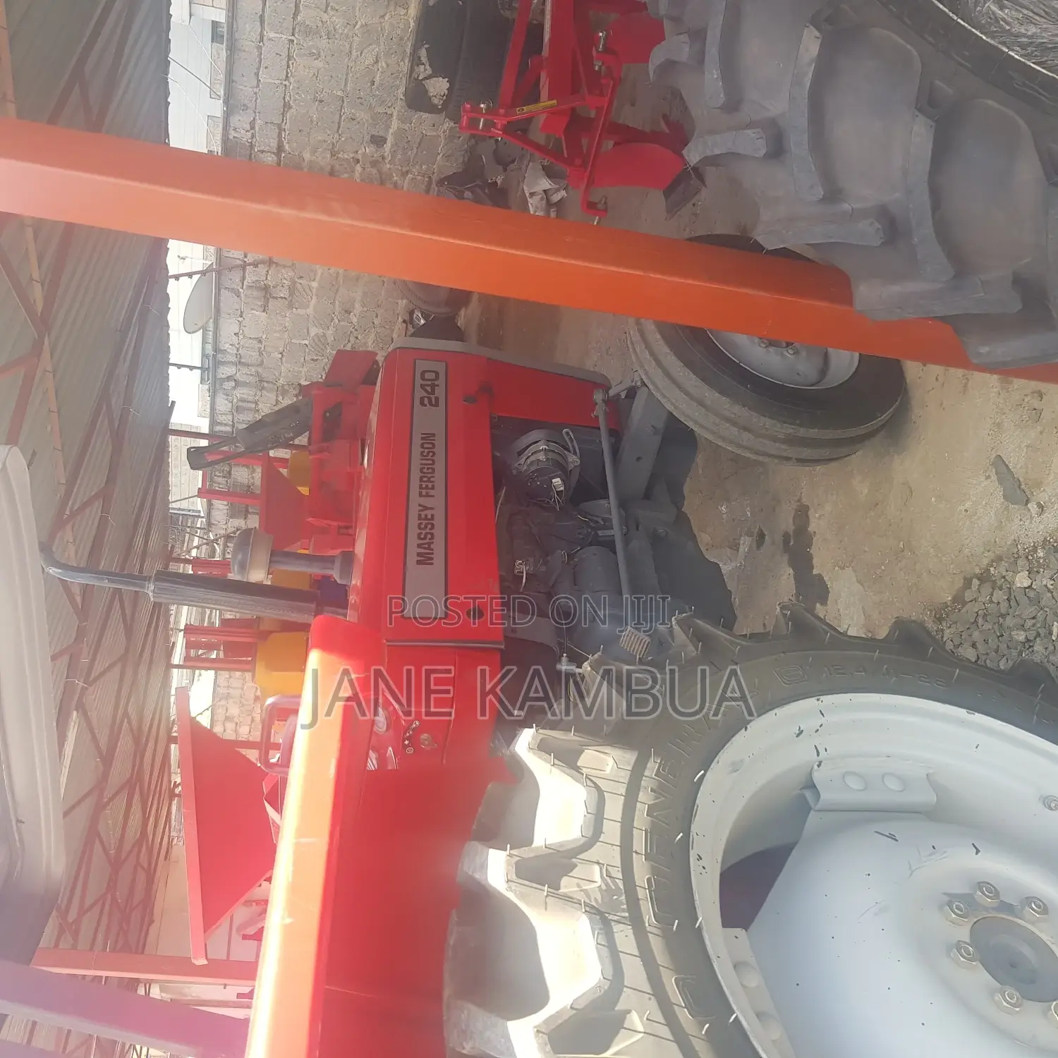Mf 240 2wd Tractor+2disc Plough+4 Weights And Warranty.
