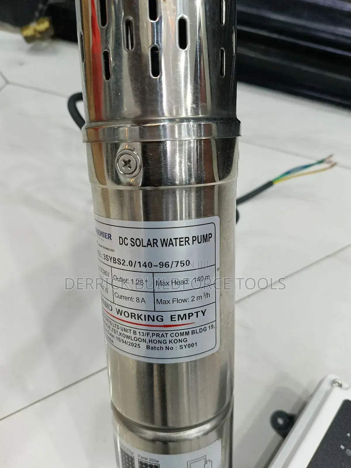 Premier Dc Solar Submersible Pump
