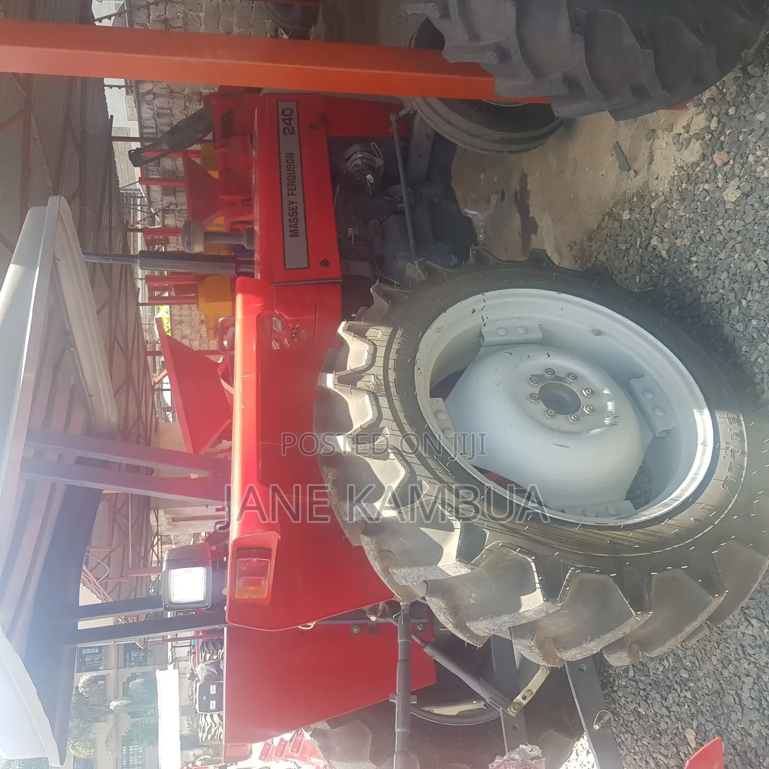Mf 240 2wd Tractor+2disc Plough+4 Weights And Warranty.