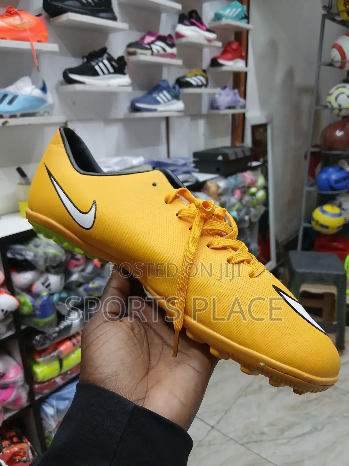 Nike Mustard Football Soccer Ag Trainers