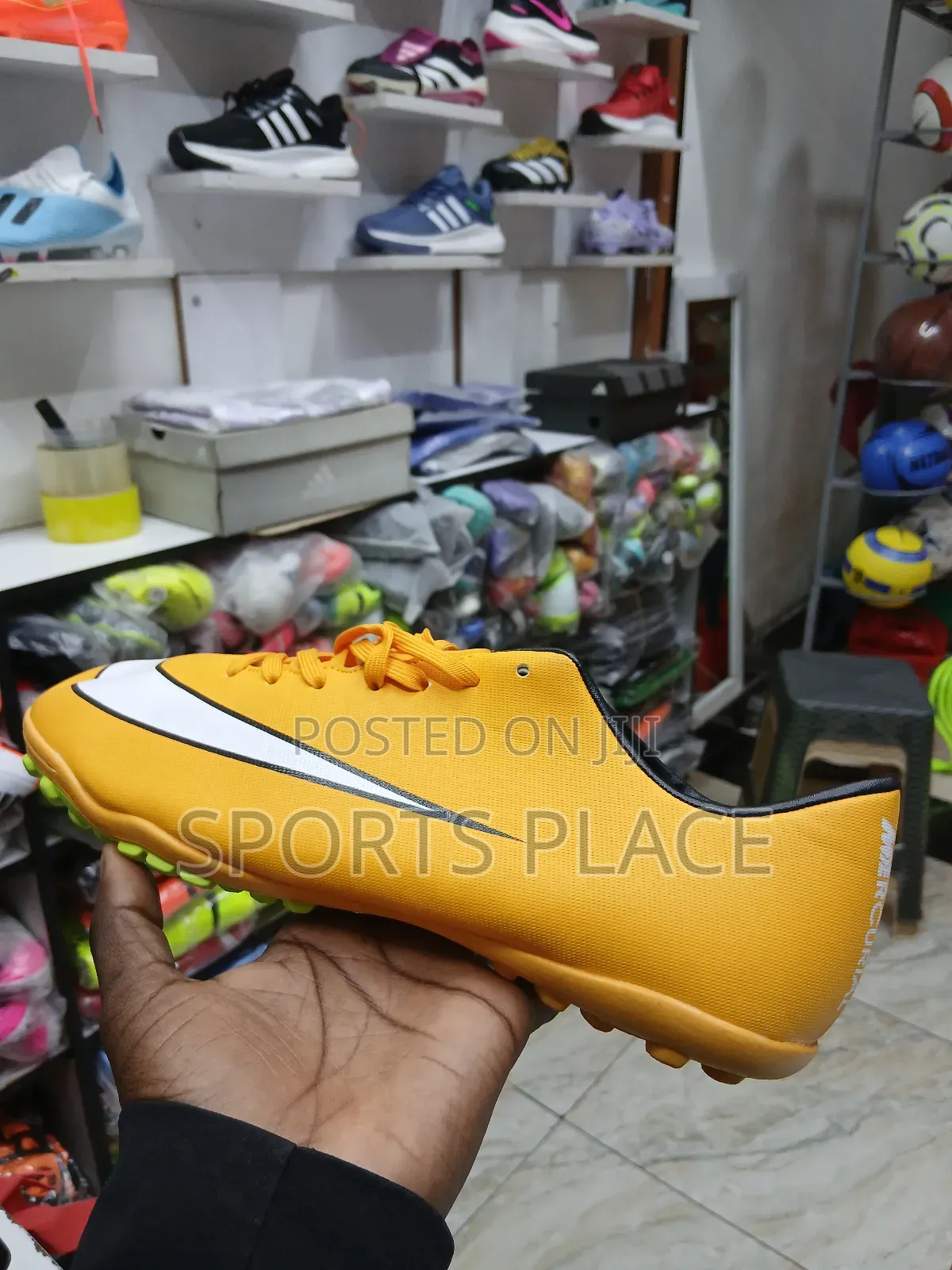 Nike Mustard Football Soccer Ag Trainers