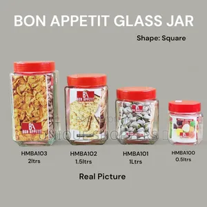 Hmba100 Bon Appetit Glass Jar *