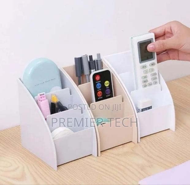 Plastic Tv Remote Control Storage Holder Mobile Phone Holder Stand - main view