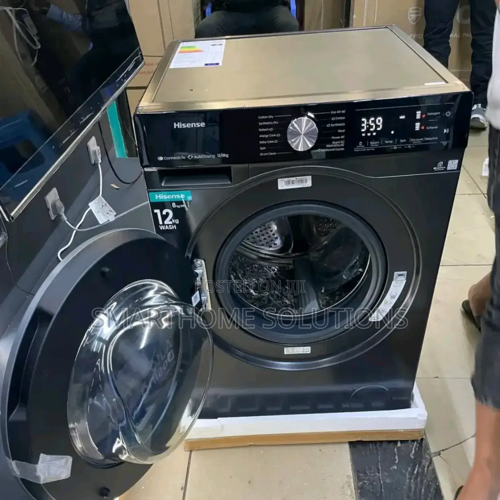 Hisense Wd5s1245bb 12kg Washer 8kg Dryer