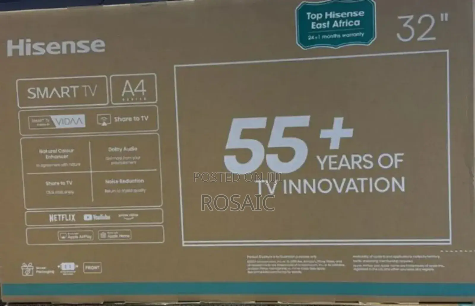 Hisense 32 Smart Android Digital Qled Tv 32a4qken.