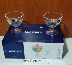 N2322 Luminarc Quadro Ice Cream Cup 25cl at *Ksh 2500=* a Set of 6pcs