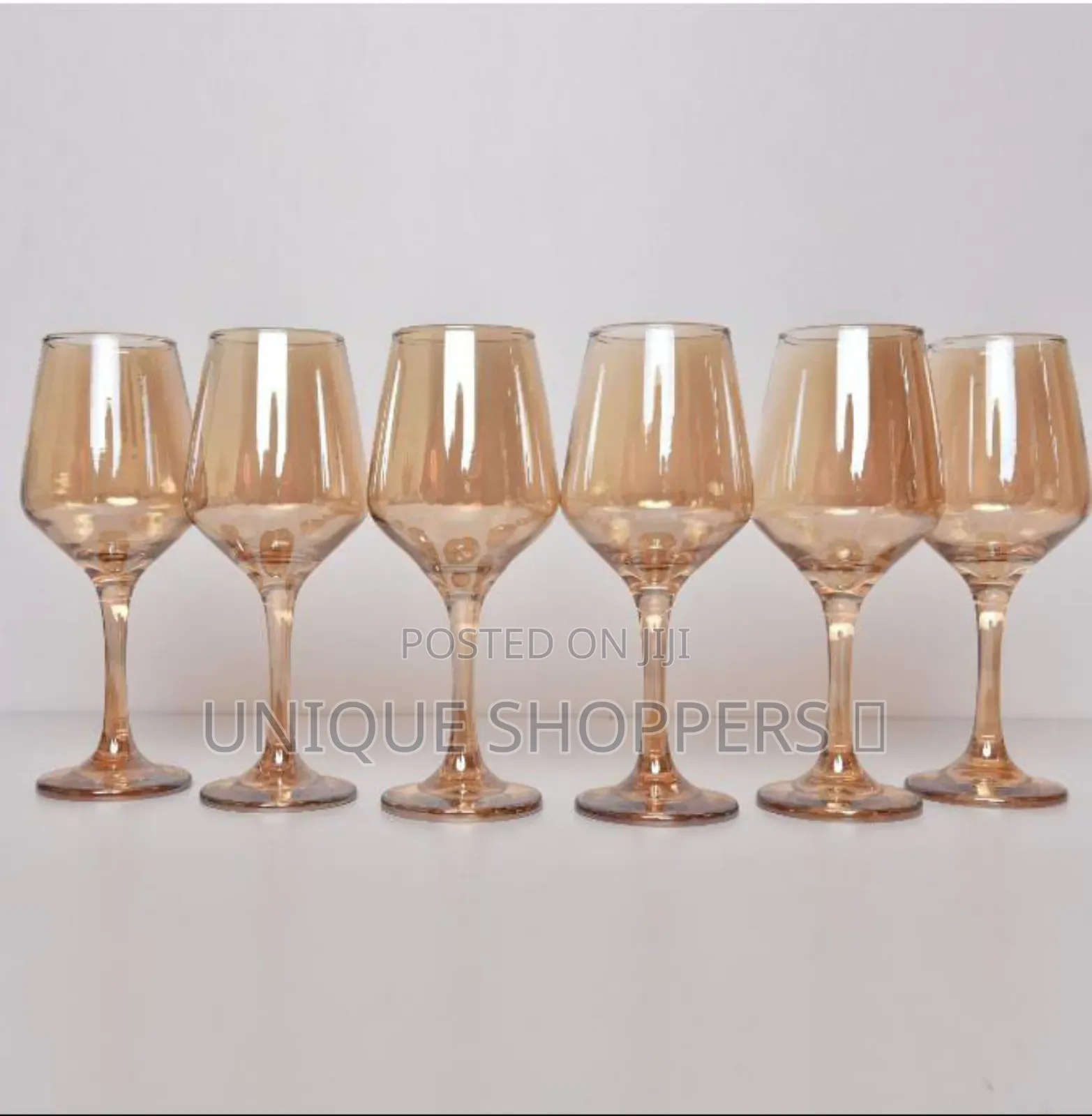 Gold Wine Glass 35cl at *Ksh 3500/=* a Set
