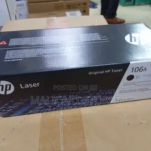 Hp 106a Black Original Laser Toner Cartridge (W1106a)