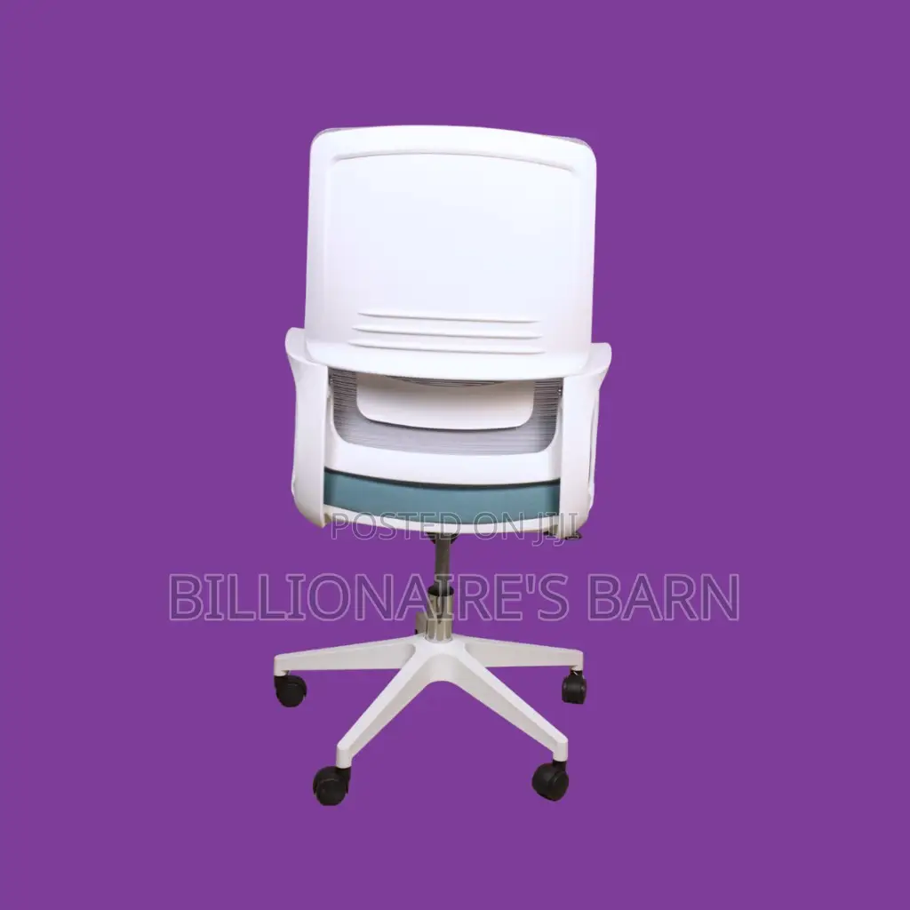 White Ergonomic Mesh Office Chair — Scratch-Resistant Finish #309