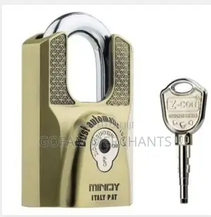 Mindy Lock With Keys Indoor and Outdoor Zinc Alloy Big Padlock