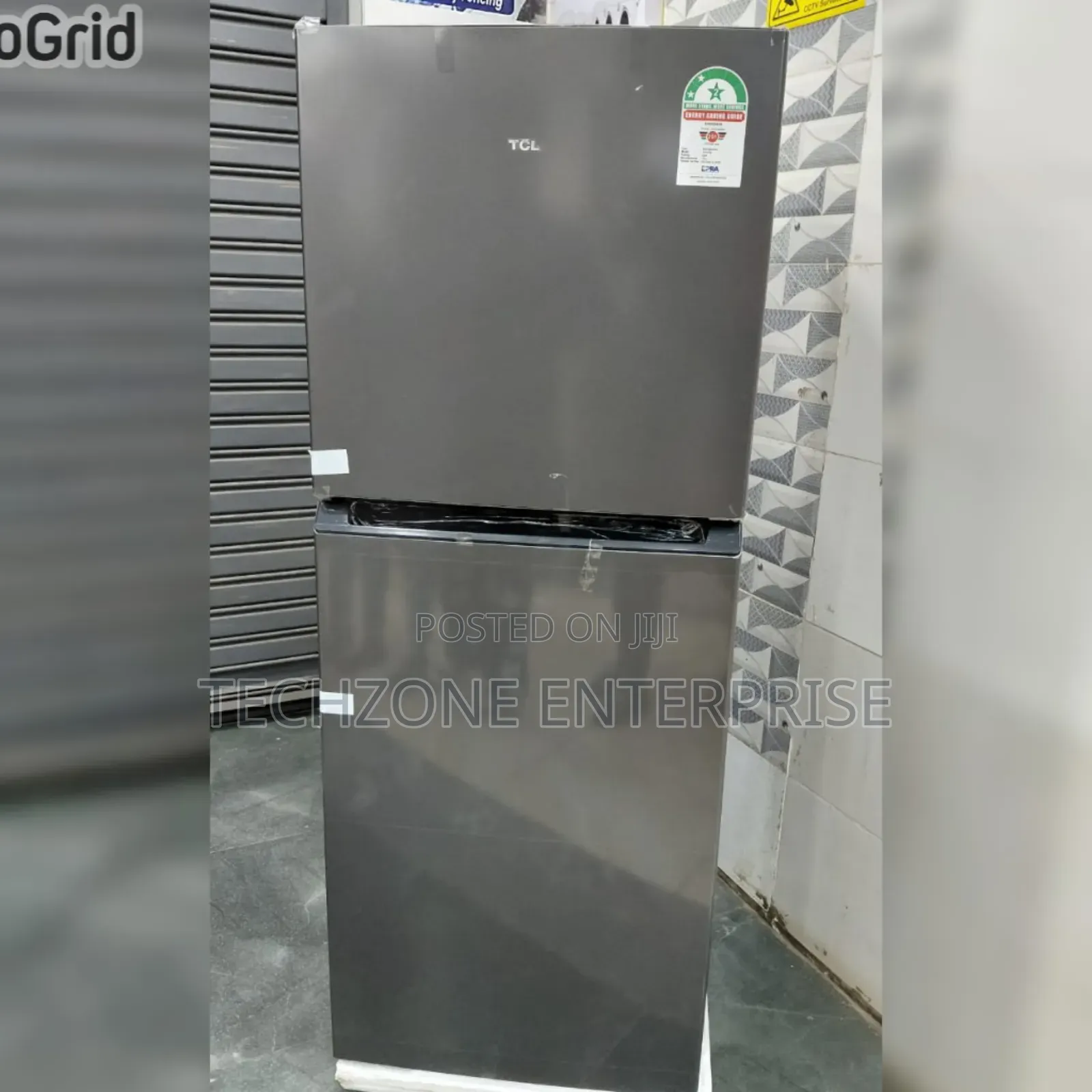 TCL 270l Top-Mount No Frost Double Door Dark Silver Refrigerator 
