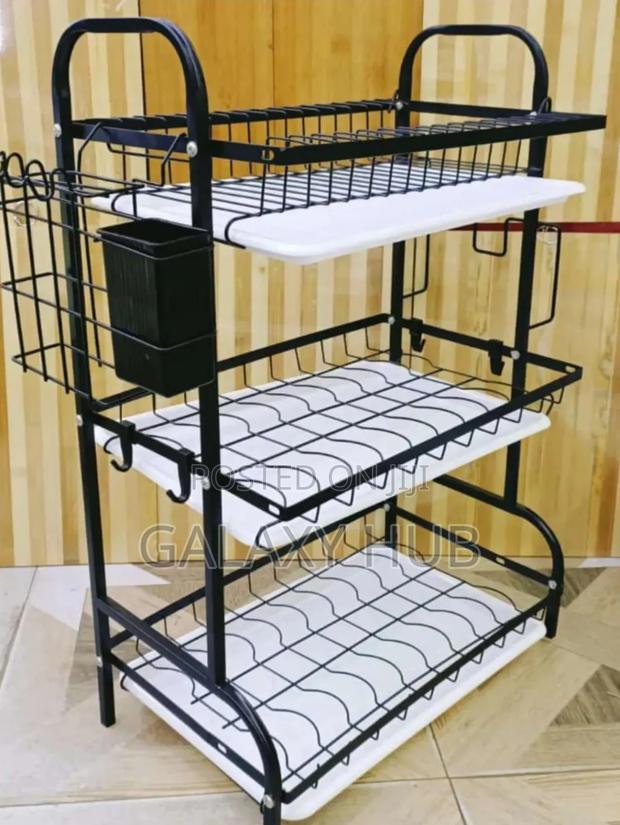 *3 Tier High Quality Carbon Steel Dish Rack
