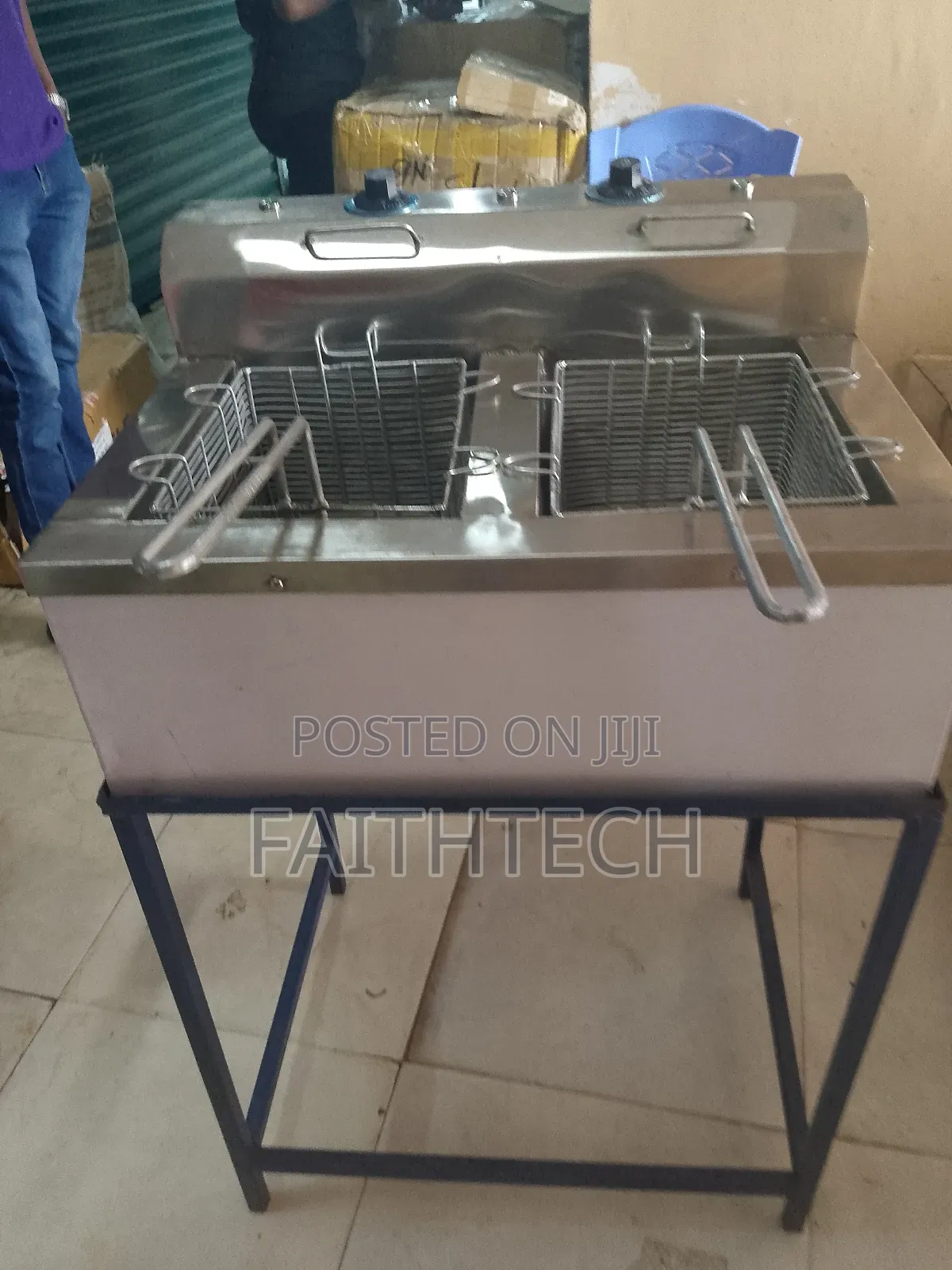 15litres Double Double Coiled Commercial Chips Deep Fryer