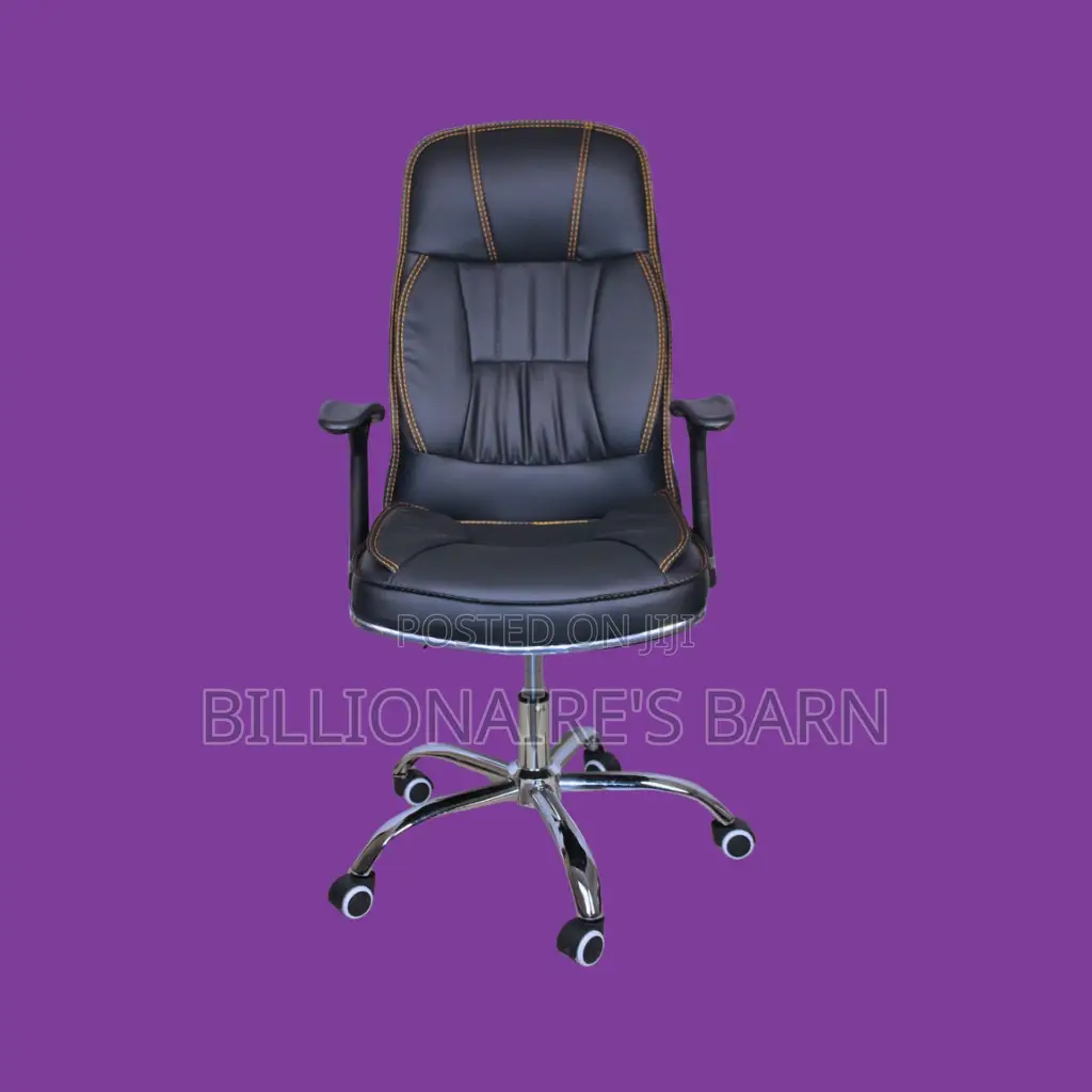 Ergonomic Executive Leather Office Chair | Mesh Backrest