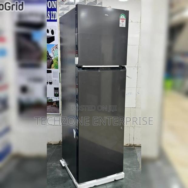 TCL P370tm 286l Top Mounted Refrigerator, Dark Silver - main view
