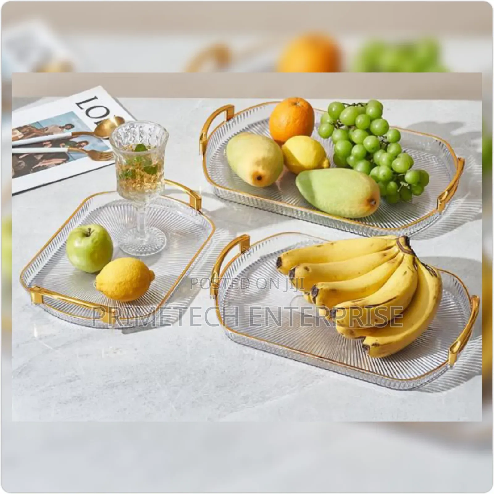 Acrylic 3pcs Table Trays