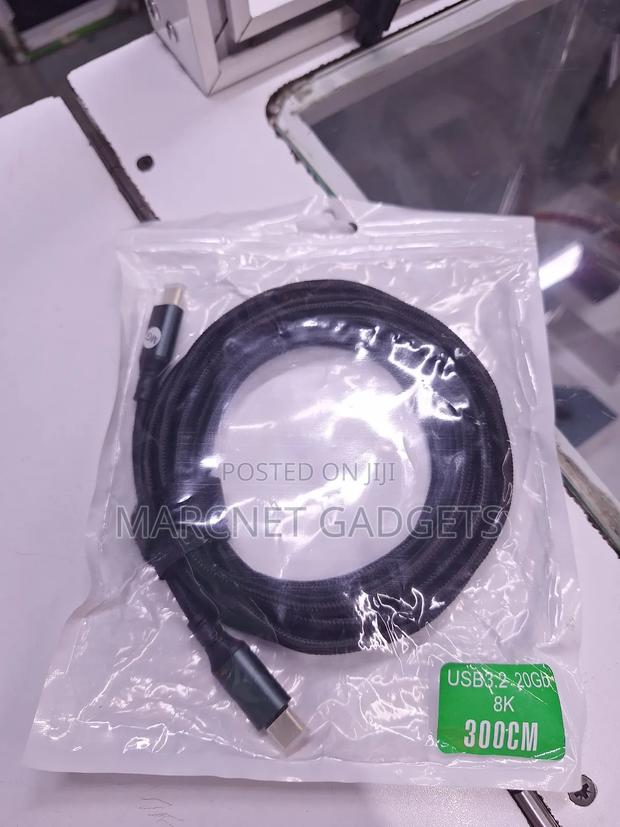  20gbps 100w Usb Type C Cable for Data Displayand Charging - main view
