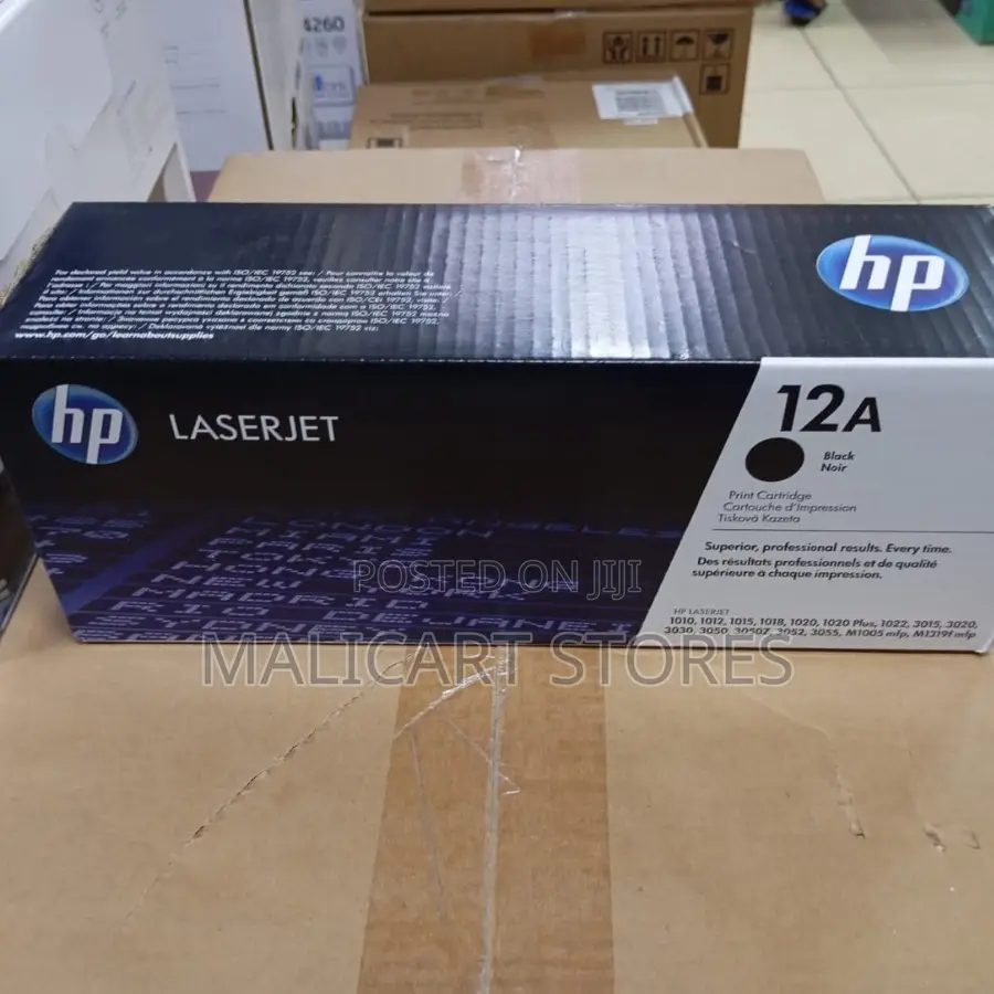 Hp 12a Black Original Laserjet Toner Cartridge (Q2612a)