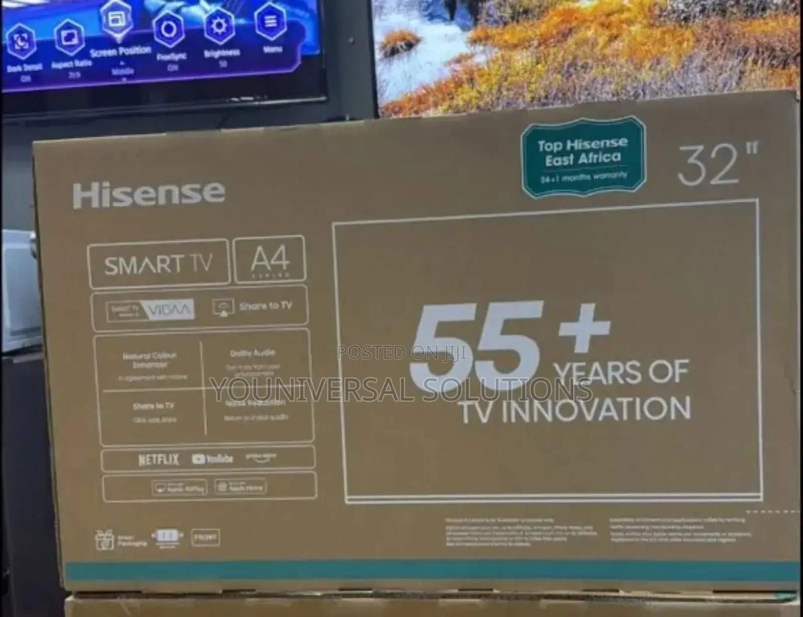 Hisense 32 Smart Android Digital Qled Tv 32a4qken.