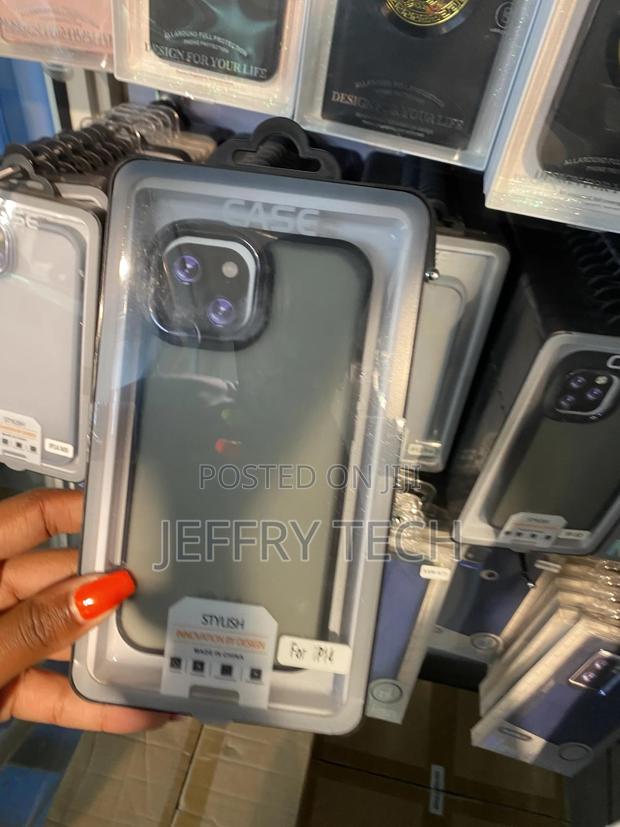 Jetech Matte Case for iPhone 14 Transliscent Back Case - main view