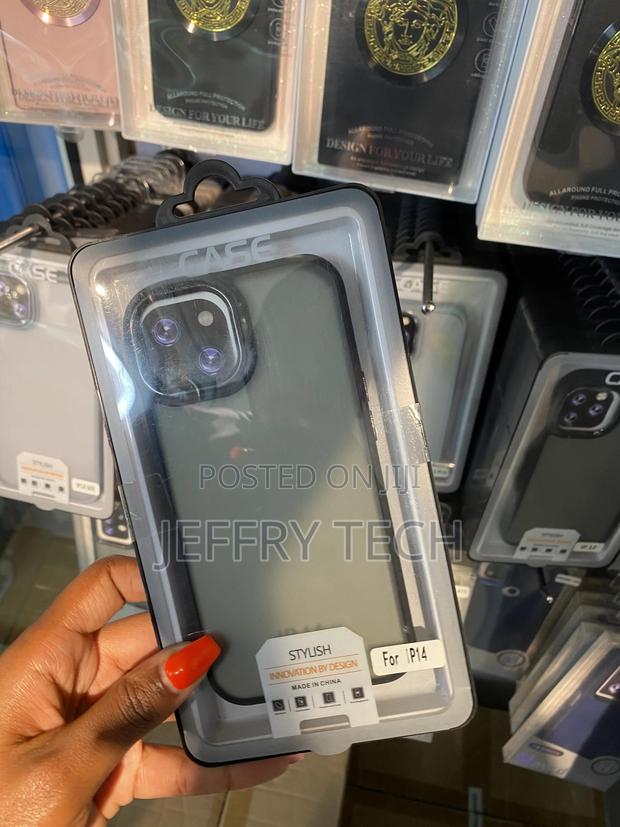 Jetech Matte Case for iPhone 14 Transliscent Back Case - thumbnail 2