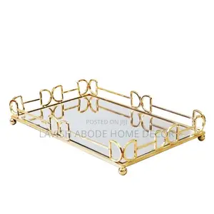 Designer Decor Tray With Vanity Mirror