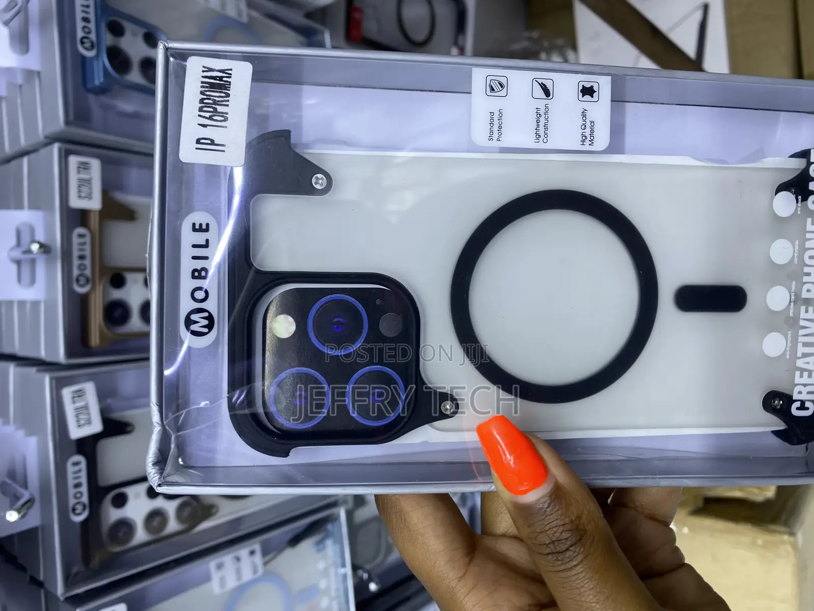 Eorkvr Frameless Magnetic Case for iPhone 16 Pro Max