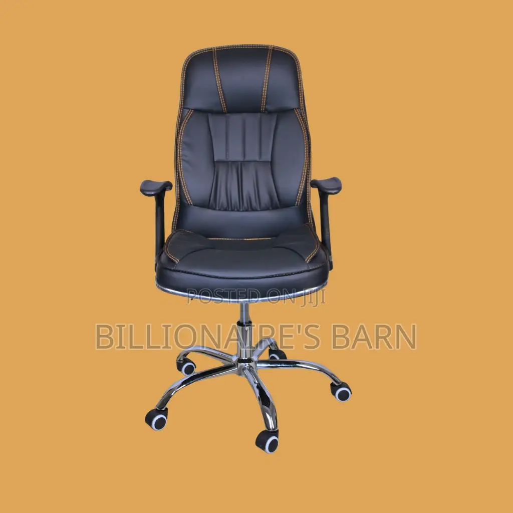 Executive Leather Office Chair | New Arrival High-Density Foam Seat