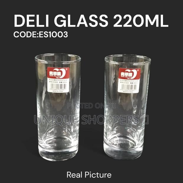 Delisoga Glass 220ml (Code: Es1003) Now Available