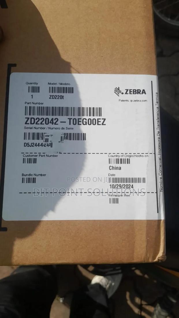 Zebra Zd220t Barcode Label Thermal Printer (Zd22042-Toegooez) - thumbnail 2