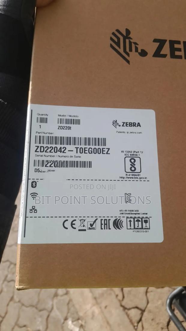 Zebra Zd220t Barcode Label Thermal Printer (Zd22042-Toegooez) - main view