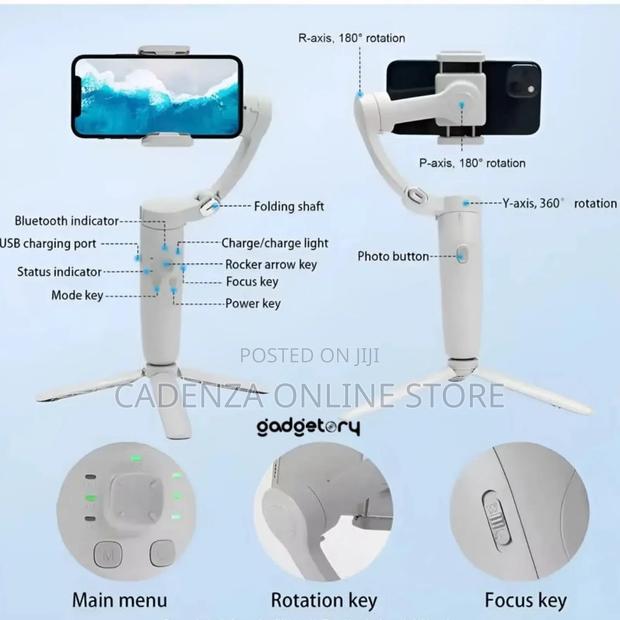 Merak One M1 – 3-Axis Handheld Gimbal
 Key Features:
 Smooth - thumbnail 2
