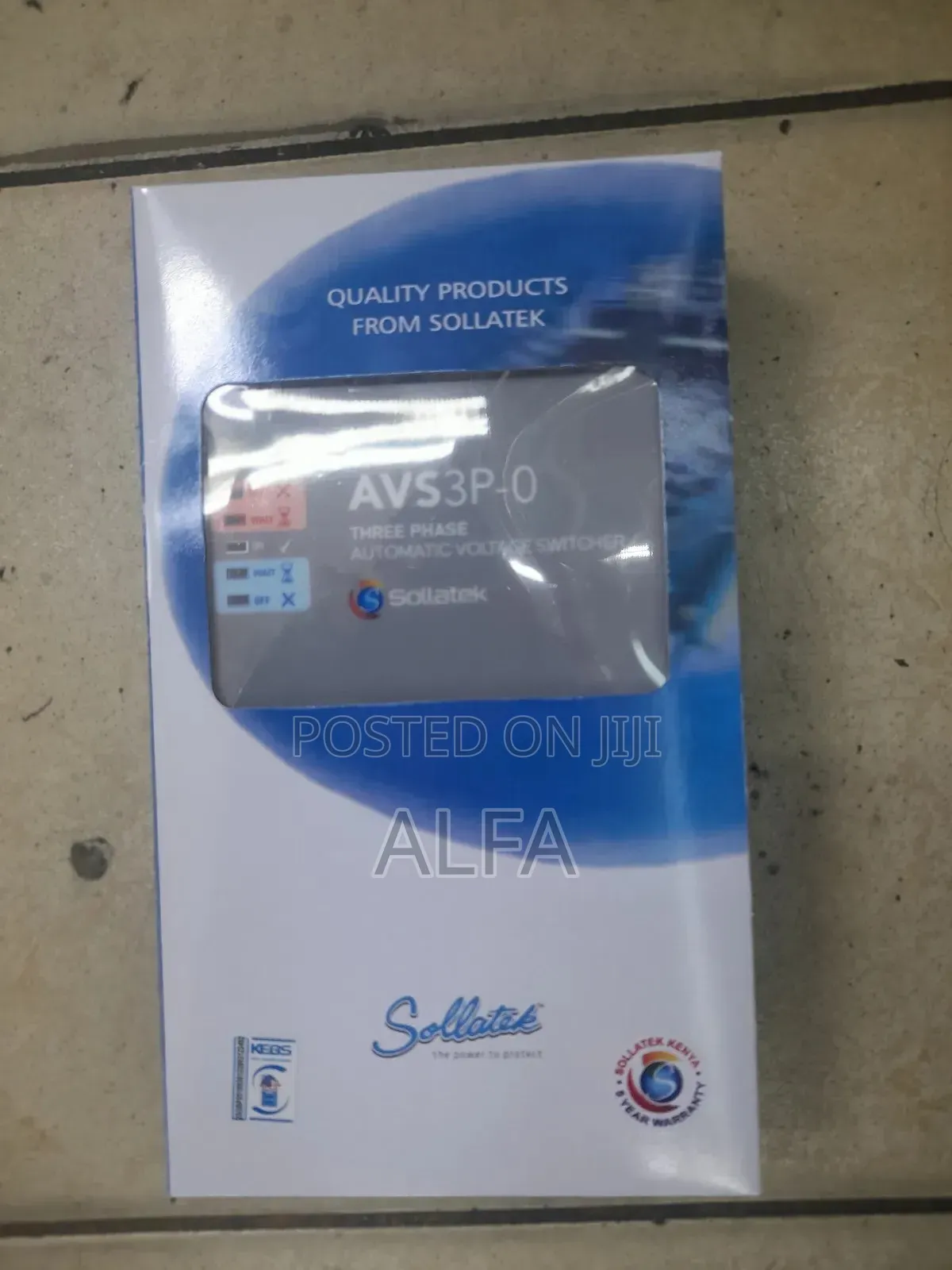 Avs Threephase 16amps Sollatek