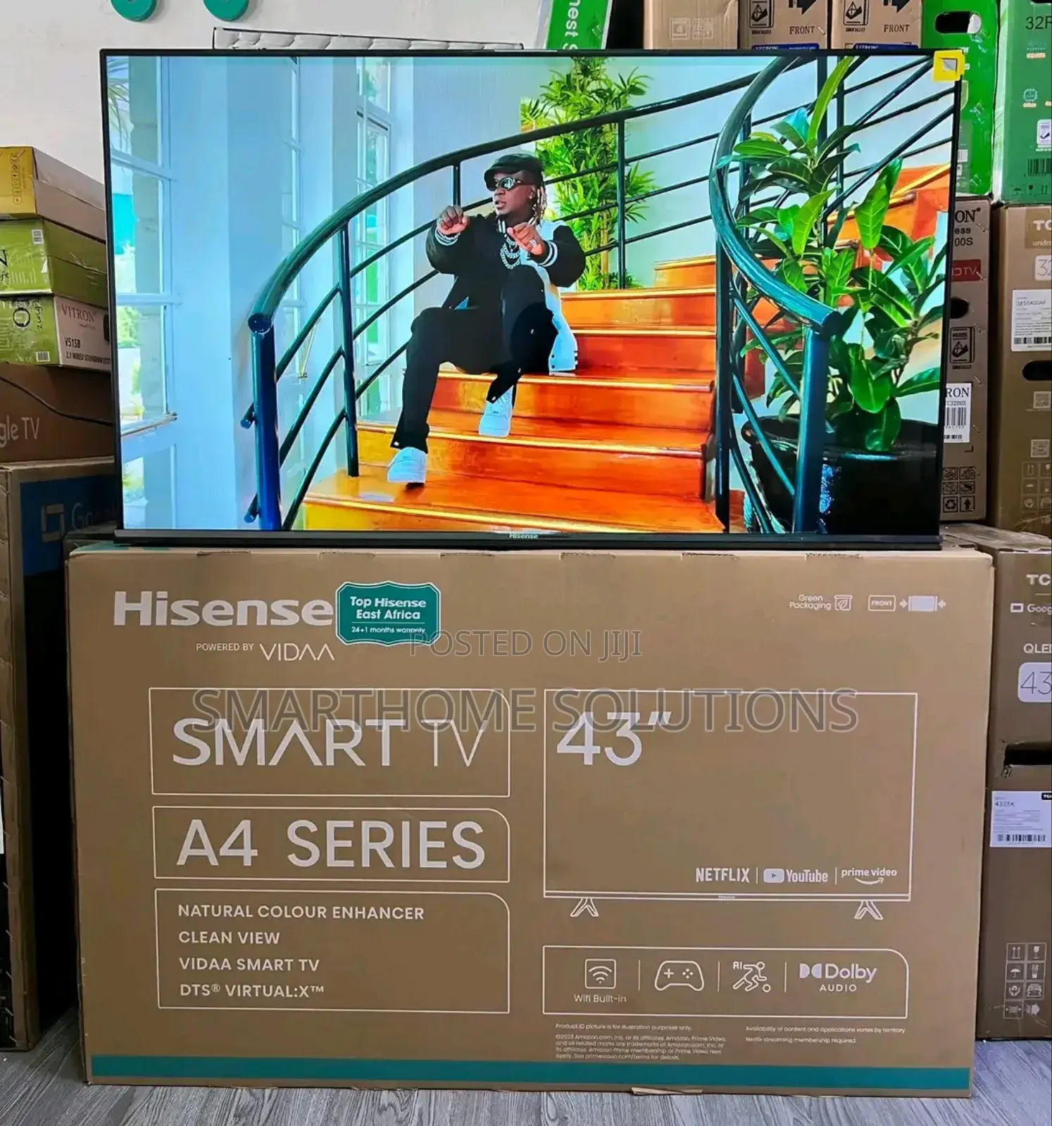 Hisense 43 Smart Tv Android Frameless With Bt A4