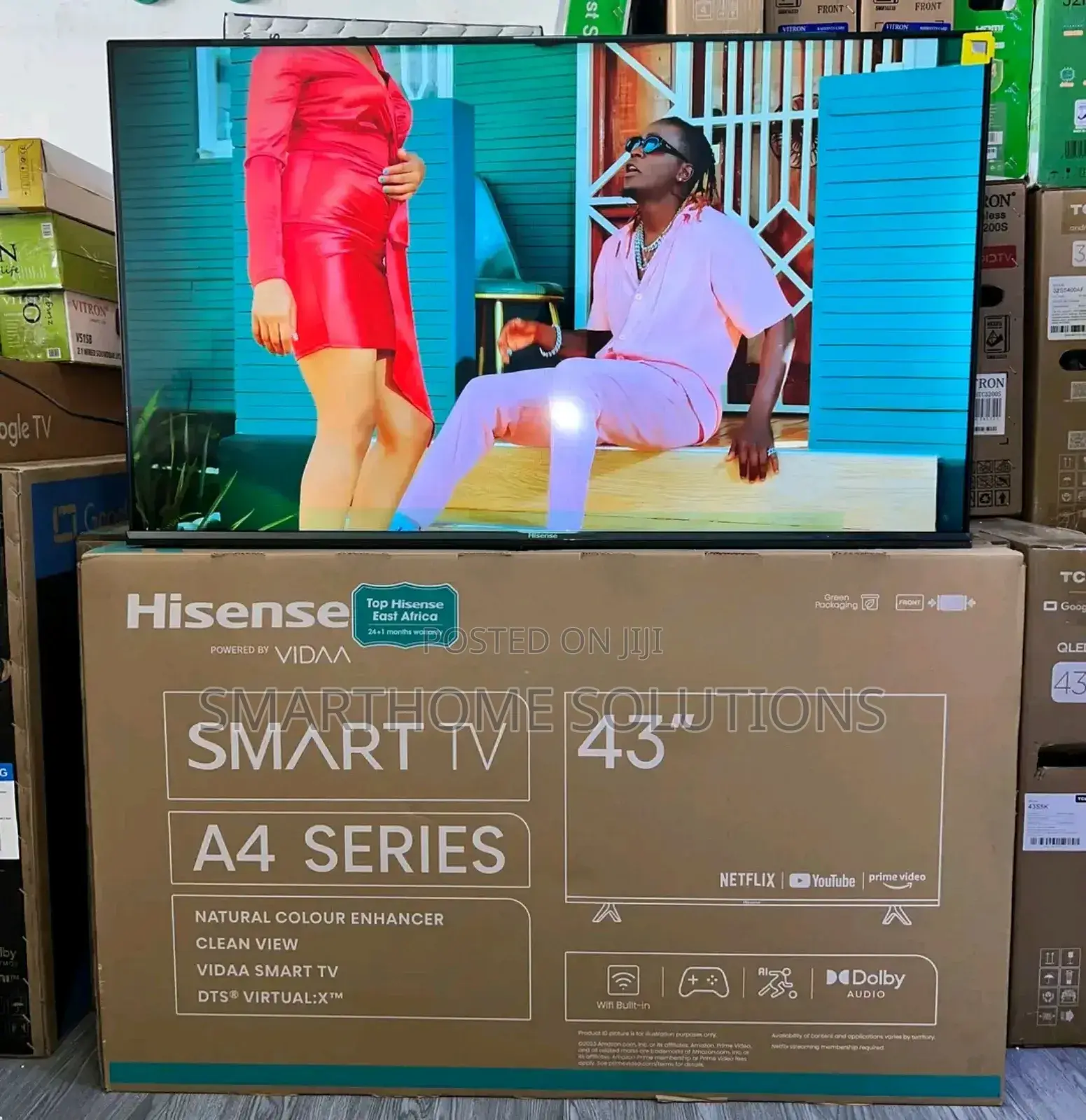 Hisense 43 Smart Tv Android Frameless With Bt A4