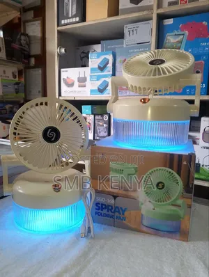 Foldable Mist Fan,Water Spray With 3speed
