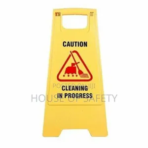 Cleaning In Progress Caution Boards