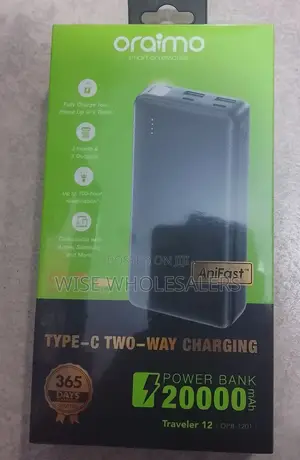 Oraimo Opb-p204dq 20000mah 20w Power Bank....