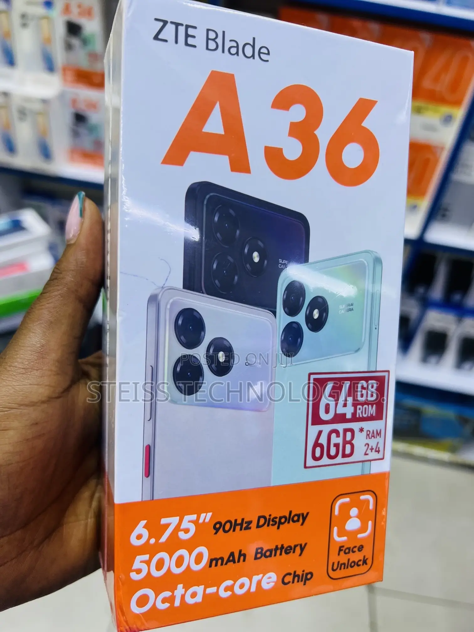 New Mobile Phone 64 GB Black