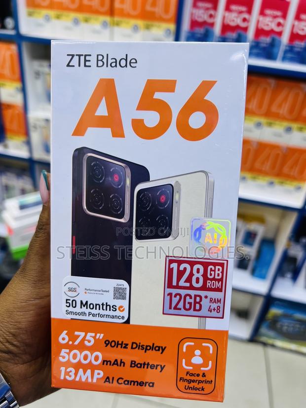 New Mobile Phone 128 GB Black - main view